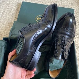 Church’s Polished Derby Brogue in Black | size 38